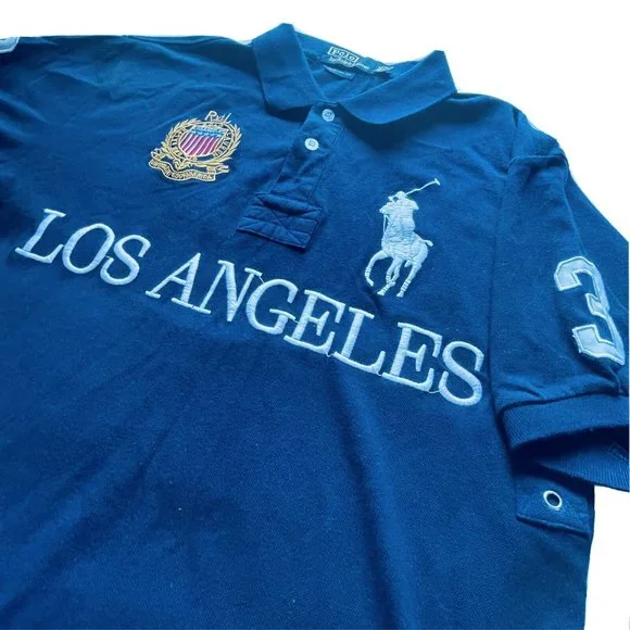 Polo Ralph Lauren SS Shirt Los Angeles Big Pony Rugby Crest